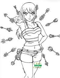 People have been asking how i color things, so i thought why not show them? Lucy Heartfilia Fairy Tail Lucy Fairy Tail Coloring Page Anime Coloring Page Lucy Heartfilia Color Fairy Tail Anime Fairy Tail Lucy Anime Drawings Sketches