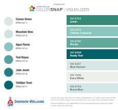 Matching Glidden Colors With Colorsnap Visualizer For Iphone By Sherwin Williams Ion Sherwin Williams Color Palette Sherwin Williams Colors Teal Paint Colors
