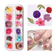 Flower 056 nail stamping plate flower & deer & sailing boat. 1 Box Mixed Dried Flowers Nail Art Decoration Natural Floral Sticker 3d Dry Beauty Nail Art Decals Jewelry Uv Gel Polish Manicure Walmart Com Walmart Com