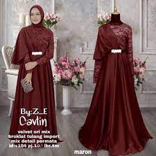 Untuk anda yang ingin mengenakan baju kebaya dengan warna yang lebih kalem, maka anda pun bisa memadukan brokat tunik warna pastel dengan rok batik. Cavlin Dress Wisuda Nikahan Brokat Bruklat Gamis Premium Kebaya Pesta Maxi Dress Mocca Grey Maroon Shopee Indonesia