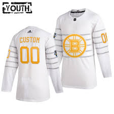 Zusätzlich sind das nhl shield logo und das fanatics tag aufgenäht. Boston Bruins Trikot Custom Weiss 2020 Nhl All Star Adidas Authentic Kinder