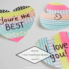In this video i show you how to use washi tapes for journaling or decorating pcrafty projects. Valentines Day Washi Tape Wall Sticker Love Notes Nanny Shecando