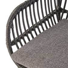 Rodney indoor woven faux rattan chairs with cushions (set of 2) +2 colors. Christopher Knight Home Rodney Indoor Woven Faux Rattan Chairs With Cushions Set Of 2 Dark Gray Finish Buy Online At Best Price In Uae Amazon Ae