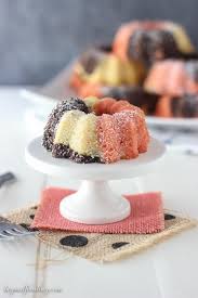 No matter which mini bundt cake recipes you want to bake up, you will need a mini bundt pan in which to bake it. Mini Neapolitan Bundt Cakes Beyond Frosting