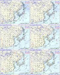 Surface Weather Charts For East Asia On February 18 27 2014