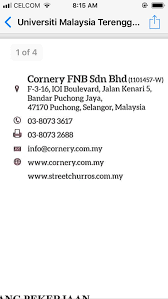 If you have telegram, you can view and join cornery right away. Vacancies At Cornery Fnb Sdn Alumni Sains Makanan Umt Facebook