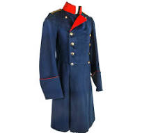 Original Imperial German Pre-WWI Officer’s Double-Breasted Frock Coat -  157th Cavalry Shoulder Boards