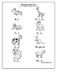 There are multiple ways to get each one. Missing Letters Alphabet English Worksheets For Kindergarten Novocom Top