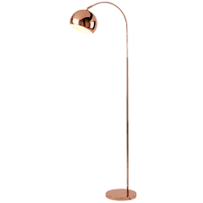 Bogenleuchte Kupfer Lampenschirm Verstellbar H 140 Cm Etc Shop