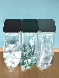 ゴミの分別で使いやすい別注モデルのゴミ箱 ゴミ箱 ゴミ袋 アイデア 商品