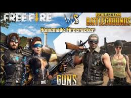 Pubg Vs Free Fire Homemade Guns Collection Youtube