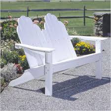 Seaside Casual Classic Adirondack Loveseat Envirowood Garden Bench Love Seat Casual Furniture