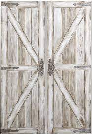 Pier 1 Imports Antique White Rustic Barn Doors Art Rustic Rusticdecor Barndoors Ad Pier1imports Doorart Rustic Doors Rustic Barn Door Wood Doors Interior