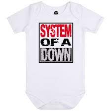 Onesie With System Of A Down Logo Print Great Gift Ideas From Metal Kids Metal Kids