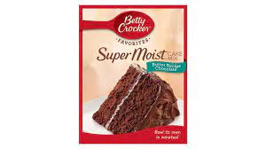 1 box betty crocker® supermoist® yellow cake mix. Betty Crocker Super Moist Favorites Butter Recipe Chocolate Cake Mix Bettycrocker Com