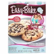Hasbro Easy Bake Oven Fudgy Chocolate Chip Cookie 9 86 Easy Baking Chocolate Chip Cookie Mix Easy Bake Oven Mixes