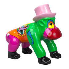 This is one of a collection of pop art color palette s, i will share this file for you and you can download it for free. Hervorragende Gorilla 4 Legs Pop Art Harzstatue In Auffalligen Farben