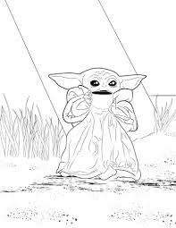 This category contains 39 free worksheets on the topic. Drawing Baby Yoda Coloring Pages Cute Novocom Top