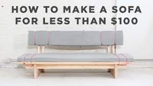 Make room for the whole family to snooze soundly with a gorgeous sofa bed, leather sofa bed, or even a convenient sectional sofa bed, all available at macy's. Diy Sofa How To Make A No Sew Sofa For Under 100 Youtube