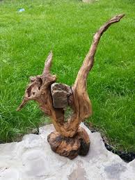 Wurzelholz Skulptur Gebirgsstein Garten Romantik Wurzelholz Treibholz Projekte Holz
