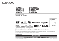 You can read another kenwood ddx371 documentation on our website or ask your question to another users. Kenwood Ddx771 User Manual
