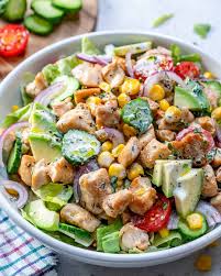 Chicken linguine high fiber foods organic chicken chicken recipes healthy living vegan recipes dinner recipes meals cooking. Healthy Ranch Chicken Salad Healthy Fitness Meals