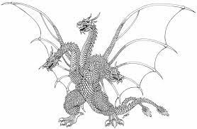 Get the collection of godzilla coloring pictures on this page. Ghidorah King Coloring Pages Template Sketch Coloring Page In 2021 Coloring Pages Kaiju Monsters Kaiju