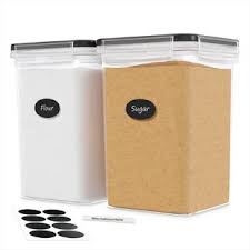 Food storage containers with attached lids as seen on tv. Sugar Container Wayfair