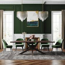 This green pigmented shade is named for a mix of both mist and drizzle, giving the room a feel soft, contented feeling Dining Room Accent Wall Colors And Design Ideas Hackrea