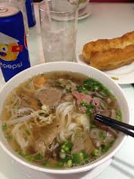i ate pho bo beef rice noodle soup and banh gio chao quay fried bread sticks at pho hung hcmc vietnam oc 2448x3264 rice noodle soups rice noodles eat