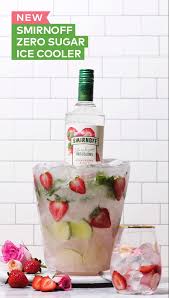 Smirnoff Zero Sugar Infusions Ice Cooler Video Delicious Drink Recipes Drinks Alcohol Recipes Alcohol Drink Recipes