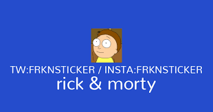 Sticker Maker Rick Morty Cartoons are for kids and adults! sticker maker rick morty