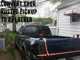 If you go with a flatbed and run it beyond the frame, it would make towing interesting. Convert Your Pickup Truck To A Flatbed 7 Steps With Pictures Instructables