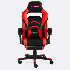 Gtforce Turbo Gaming Chair With Recline And Footrest In Black And Red Gaming Chair Wood Games Metal Dining Chairs