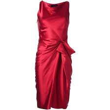 Lanvin Red Sleeveless Dress Red Ruched Dress Designer Cocktail Dress