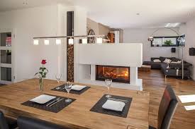 Dining Area And Fireplace Dining Fireplace Wohnen Wohn Esszimmer Haus Wohnzimmer