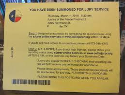 It is on your questionnaire or summons right next to a bar code. You Have Been Summoned For Jury Service Hubpages