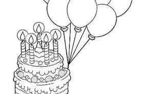 Coloriage Gateau D Anniversaire Et Beaux Ballons Coloriage Gateau Gateau Anniversaire Coloriage Gateau D Anniversaire
