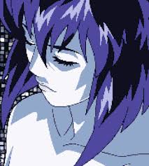 Pixel Art Ghost In The Shell Kusanagi Motoko Ghost In The Shell Art Aesthetic Anime