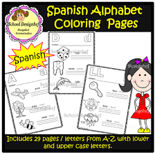This product can be purchased directly from bilingual planet $15.00 click to view. Spanish Alphabet Coloring Page Worksheets Teaching Resources Tpt
