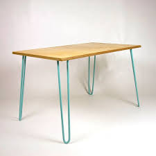 Birch Ply Dining Table With Industrial Hairpin Legs Dining Table Fire Pit Furniture Dining Table Legs