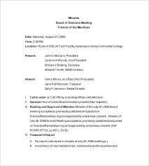 Board Meeting Minutes Template 14 Free Word Excel Pdf Samples Board Of Directors Meeting Agenda Template Board Meeting
