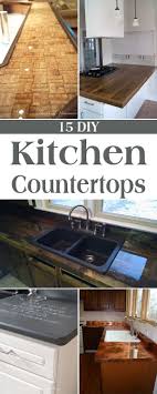 Upscale kitchen remodels usually include specialty or luxury additions. 15 Amazing Diy Kitchen Countertop Ideas Kitchen Remodel Countertops Diy Countertops Diy Kitchen Countertops