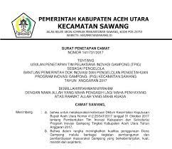 Inovasi bermitra dengan sekolah abdi kasih bangsa (sakb) untuk menerapkan program pendidikan karakter sebagai upaya pengembangan karakter siswa di pulau sumba. Contoh Format Sk Camat Tentang Pembentukan Tim Inovasi Desa Info Desa