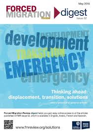 Resultado de imagen para Addressing Forced Displacement through Development
