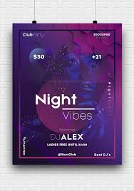Maybe you would like to learn more about one of these? Night Vibes Free Psd Poster Template Night Vibes Nightflyer Nightparty Party Template Photoshop Ar Psd Poster Template Poster Template Free Psd Poster