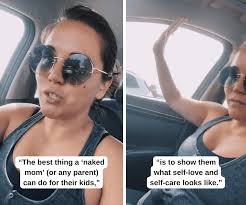 Woman urges 'naked' moms to 'love the skin' they are in and her message is  as real as it gets