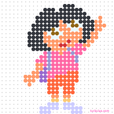 Modele De Dora En Perles A Repasser Perles A Repasser Perle A Repasser Modeles Perle