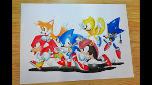Sonic mania plus coloring pages. Sonic Coloring Pictures To Print Novocom Top