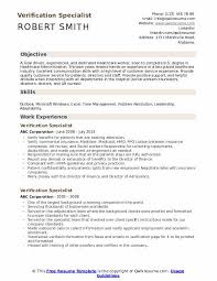 Pikbest have found 87 great resume background for website,desktop and advertisement design. Verification Specialist Resume Samples Qwikresume